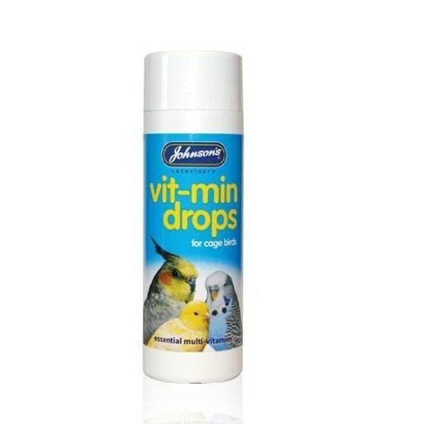 Johnsons Vitamin/Minerals Drops for Cage Birds 100ml (TP)(JVMDB)