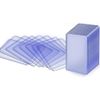 AiO JAPAN Case Top Loader Trimmer Hard Sleeve Clear Blue 500 Piece Set