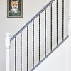 Matte Black "Enfield" Rope Twist Stair Spindle - Spindle Only