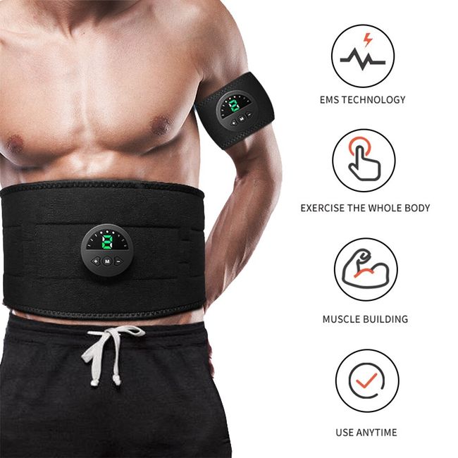 EMS Muscle Stimulator Smart Fitness Abdominal Training Body Weight Loss  Slimming