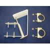 Swing Pivoting, moveable, gravity self centering mailbox hinge, pivots both ways