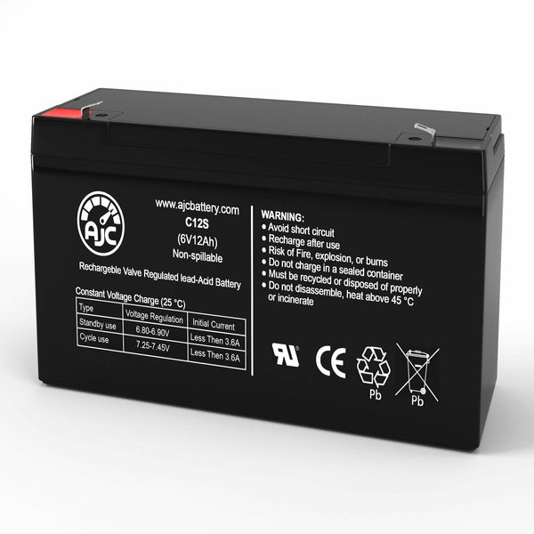 Power Patrol SLA0959 6V 12Ah UPS Replacement Battery