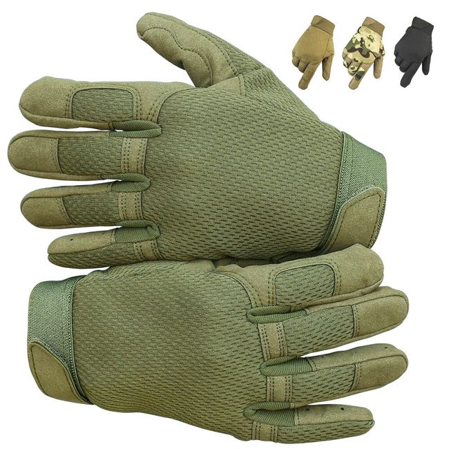 Paintball Bicycle Motorcycle Shoot Work Gear Camo Gloves