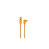 TetherPro Datenkabel USB-C an USB-C Pigtail (Orange, rechtsgewinkelt, 50 cm)