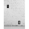 WIRESTER Duplex Outlet Cover Wall Plate/Switch Plate - Cloudy Black Marble