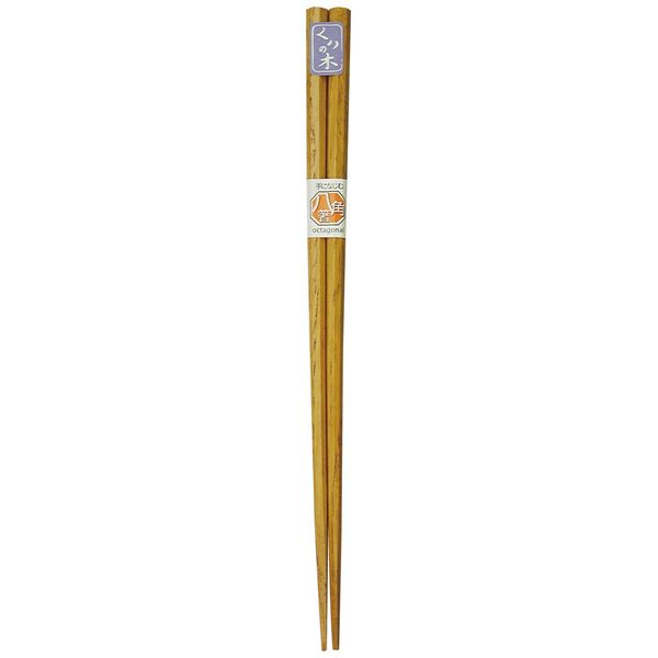 Octagonal Wooden Chopsticks Chestnut 21.5