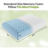 Memory Foam Pillow Neck Relief Body Side Sleeper Cooling Pillow with Pillowcase