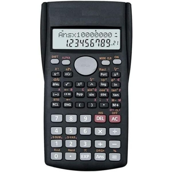 Scientific Calculator, 240 Function 2-Line LCD Display Engineering Scientific Calculator, A Level Scientific Calculator GCSE Maths Science College, School, Office, Business for Student and Teacher