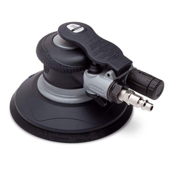 Rockwood 6 in. Air Random Orbital Palm Sander Dual Action Pneumatic Hand Sanding Round