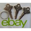 3022 - Three Craftsman Tool Box Keys Cut To Code 3022 Made in USA