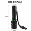 2PCS Alloy LED Tactical Flashlight Super Bright Rechargeable Work Light 5 Modes