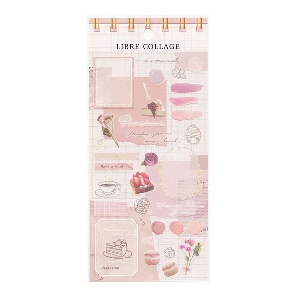 LIBRE COLLAGE/Libre Collage [Pink] Decoration, Transparent, Tracing Paper