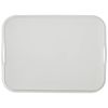 Hutzler Melamine Serving Tray with Handles, 20" x 15", White
