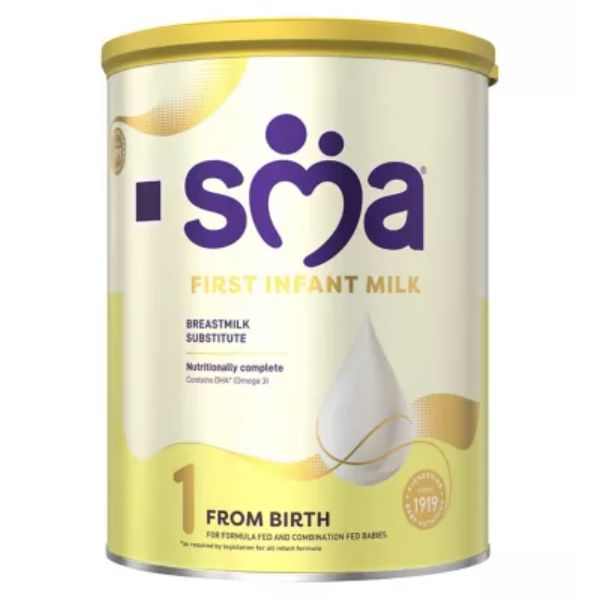 SMA® First Infant Baby Milk Powder Formula from birth 800 g