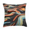 Artistic Flow of Colors Throw Pillow