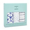 aden + anais Silky Soft Swaddle 3 Pack, Indigo