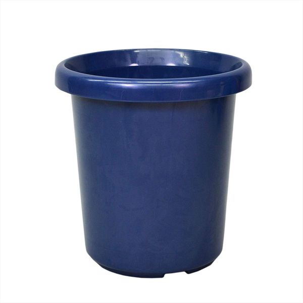 Appleware Plant Pot, Long Plant Pot, F Shape, No. 5, Blue, Soil Capacity: 0.6 gal (1.6 L), Depth 6.1 x Width 6.1 x Height 6.6 inches (15.6 cm), Simple Growing, Plant Plant, Plant, Flower, Easy to Hold, Made in Japan