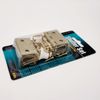 ULTRA Shutter Hinge Complete Hardware Set 4 Panel Kit Brass Finish