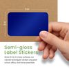 Colour-Coding Labels (8 Colors) Large Rectangular Labels 7.5cm x 5cm (75mm x 50mm) 128 Pack