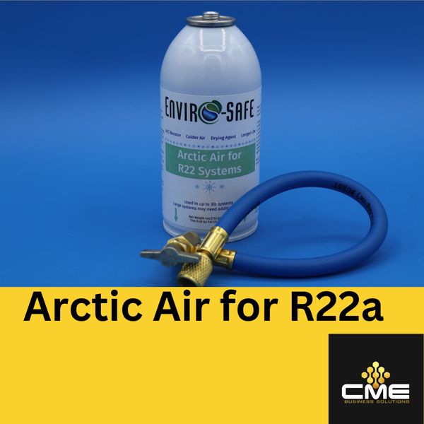 Envirosafe Arctic Air for R22,  4 oz can, Coolant Support, can & hose