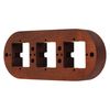 PR1 Series Surface-Mounted Retro Frame 3-Way Beech Wood Dark
