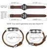 BISONSTRAP Watch Strap 20mm, Vintage Leather Replacement Watch Band, Brown
