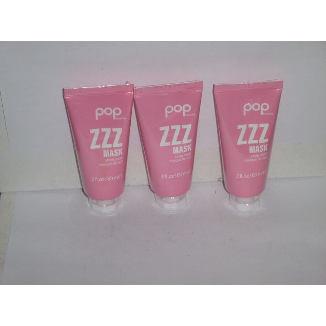 (3 pack)  Pop Beauty ZZZ Mask -  Sleep Mask - 2oz each