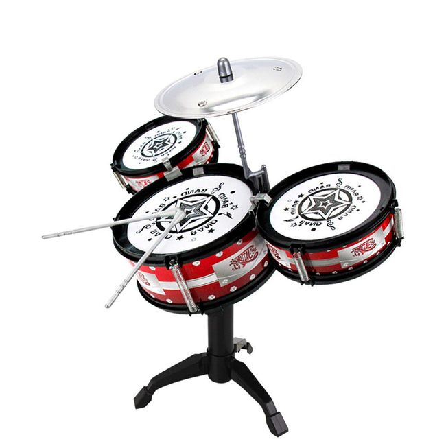 Chilartalent Kids Drum Set Plastic Toy Drum Set for Kids 1 - 5 Years Old Boys Girls Musical Instruments Playing Beats Toys Ideal Gift Toy for Toddlers