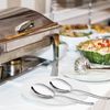 Oymlclivisa 6 Pieces Stainless Steel Serving Spoon, Buffet Serving Spoons