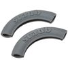 Staub 1190797 - 2 Silicone Handles, Round, Black , Grey