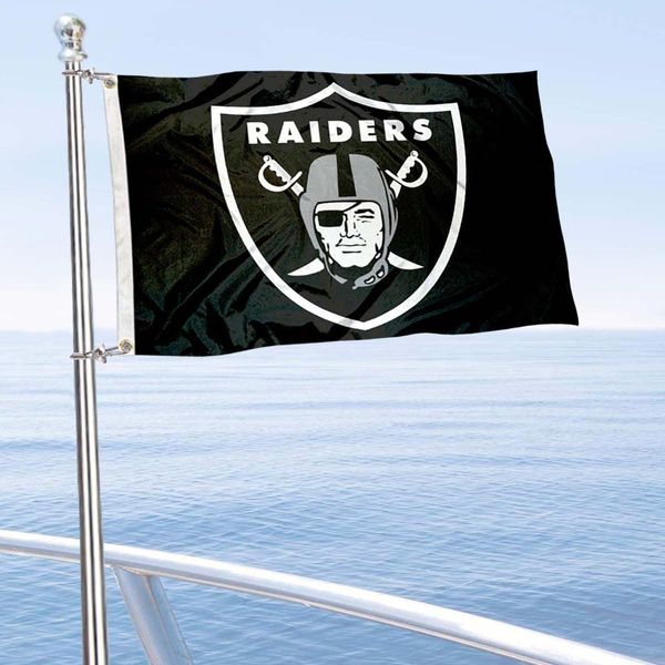 Las Vegas Raiders Boat and Golf Cart Flag