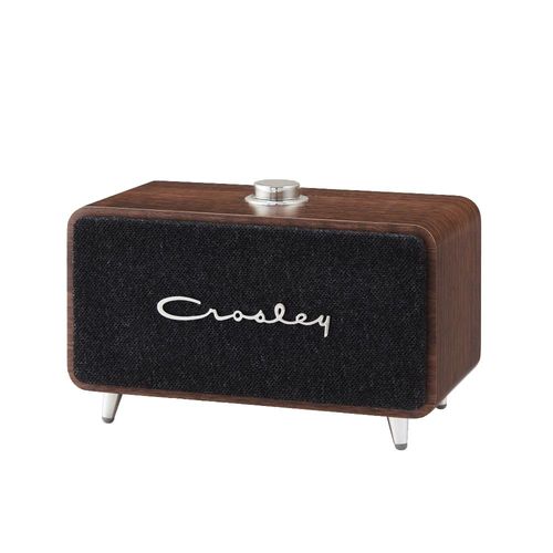 Crosley CR3049A-WA Stanza Portable Rechargeable Bluetooth Speaker, Walnut