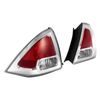 2PC Tail Light Set Brake Lamp For Ford Fusion 2006-2009 Chrome Left Right Side
