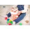 Miniland Feel to Learn: Shape Sorting Bucket, Salmon