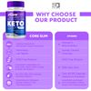 (3 Pack) Core Slim Advanced Keto Formula, Core Slim Keto Support (180 Capsules)