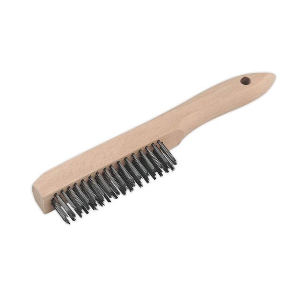 Sealey Wb02 Wire Brush with Steel Fill 260Mm