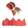 100 Assorted Colour Tissue Paper Cracker Hats | DIY Christmas Cracker Crafts