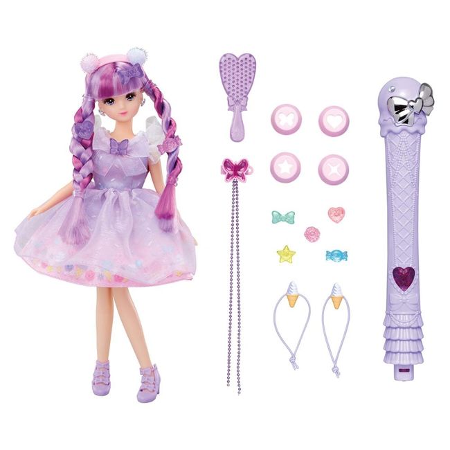 Takara Tomy Licca-chan Doll, Kiratto Karachen, Gelato Moe-chan, Dress Up, Pretend Play Toy, For Ages 3 and Up