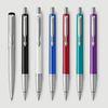 Parker Vector Ballpoint Pen | White with Chrome Trim | Medium Point Blue Ink | Gift Box