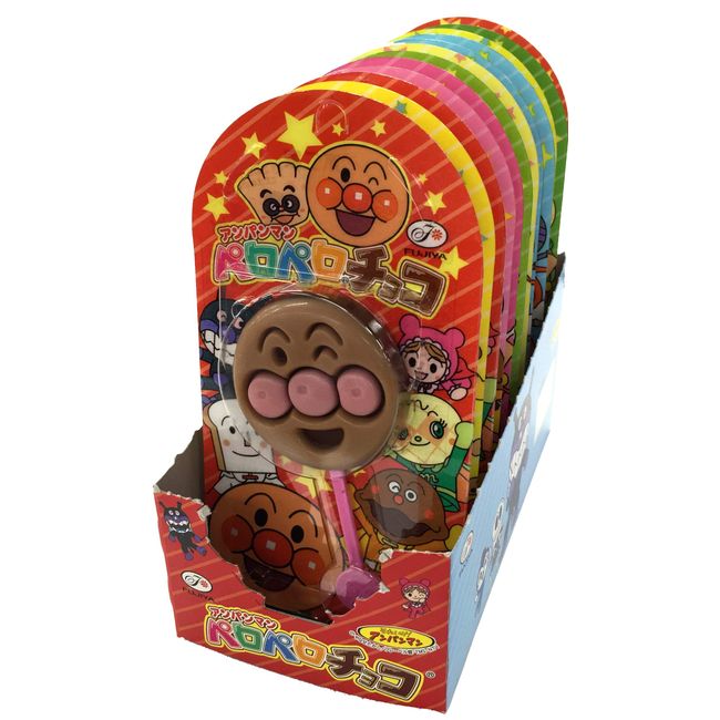 Fujiya Anpanman Pelopéo Chocolate, 12 Pieces (x1)