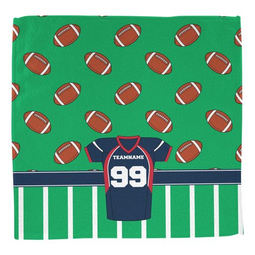 Personalized Football Jersey Washcloth