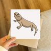 'Bearded Dragon' Blank Greeting Card (GC00035530)