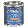 General Finishes Colonial Maple Household Stain Half Pint Gel Easy Application