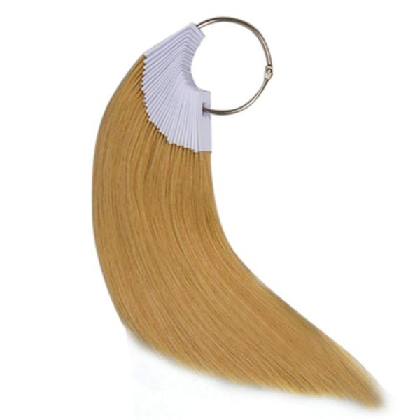 Remeehi Wig, Hair Bundles Extension, Straight Mannequin Head, Premium Remy Human Hair Extension, For Hairdressers, Beauty Salon, Color Practice, Dye Practice, 30 Bundles, Light Gold/8°