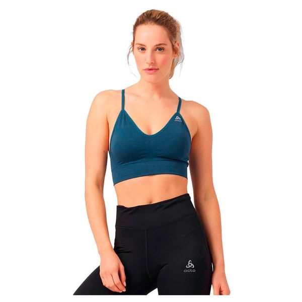 ODLO Sport BH Padded Seamless Soft I Sport BH Damen Leichter Halt I Sports Bra Gepolstert Soft Support