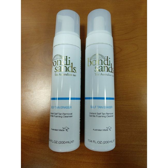 2 Pack: Bondi Sands Self Tan Eraser Gentle Foaming Cleanser 7.04 oz ea. 13C