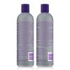 Jhirmack Silver Brightening Purple Shampoo and Conditioner Set for all types of silver, grey, and blonde hair