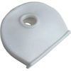 Fort Fasteners Key Cover Caps 25mm White Mini 4 Key Caps