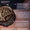 Brooklyn Botany Dead Sea Salt and Arabica Coffee Body Scrub - Moisturizing and Exfoliating Body, Face, Hand, Foot Scrub - Fights Stretch Marks, Fine Lines, Wrinkles - Great Gifts for Women & Men - 10.5 oz
