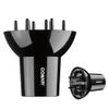 Conair Volumizing Universal Hair Diffuser, Adjustable Hair Dryer Attachment for Frizz-Free Curls to Fit Hair Dryer Nozzles from 1.75” to 2.3”